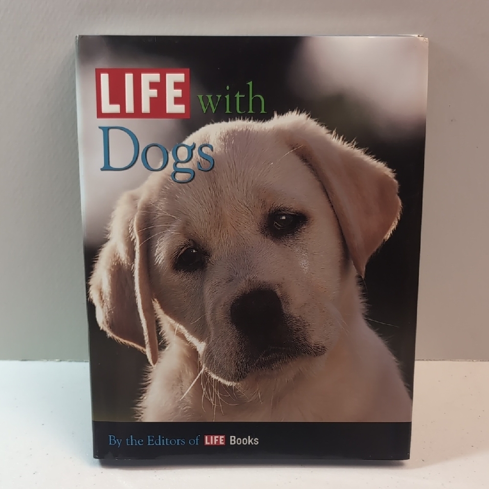 LIFE with Dogs Hardcover Book Coloured Photos of Dogs